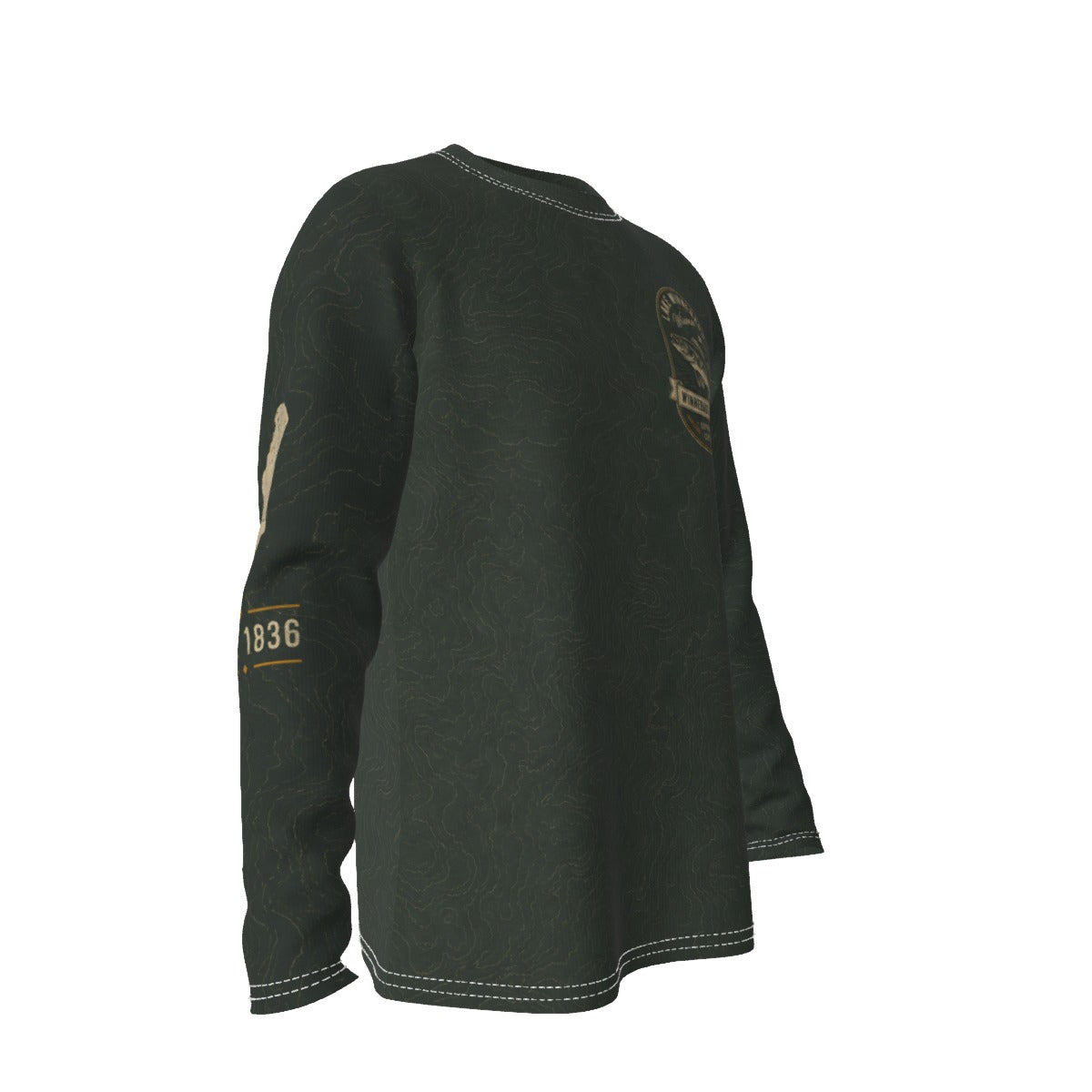 Lake Winnebago Wisconsin Walleye Long Sleeve Fishing Shirt